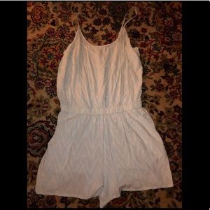 Blue and White Aztec Style Romper